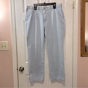 POLO Ralph Lauren Men's Flat Front Pants Light Blue Cotton Size 40/32
